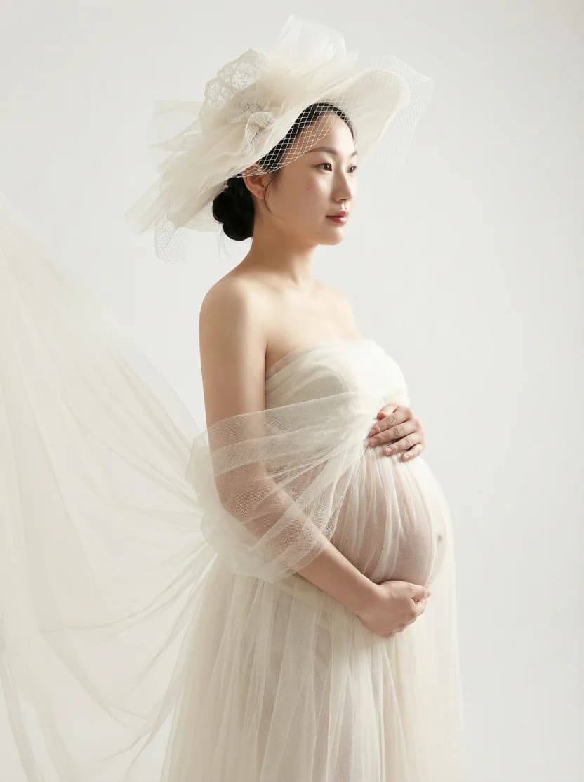 Ethereal art portrait style example