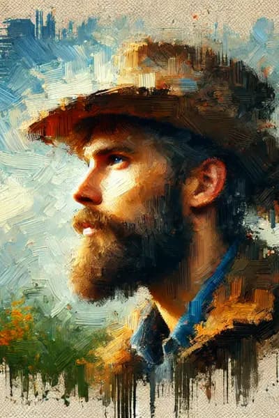 Cinematic Portrait style AI generated image