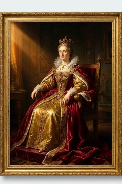 Oil Painting Royal style AI generated image