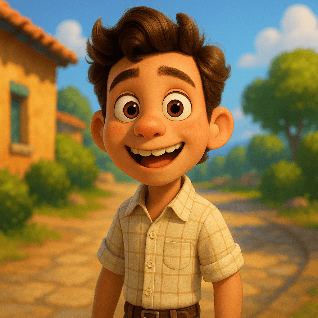 Pixar style AI generated image