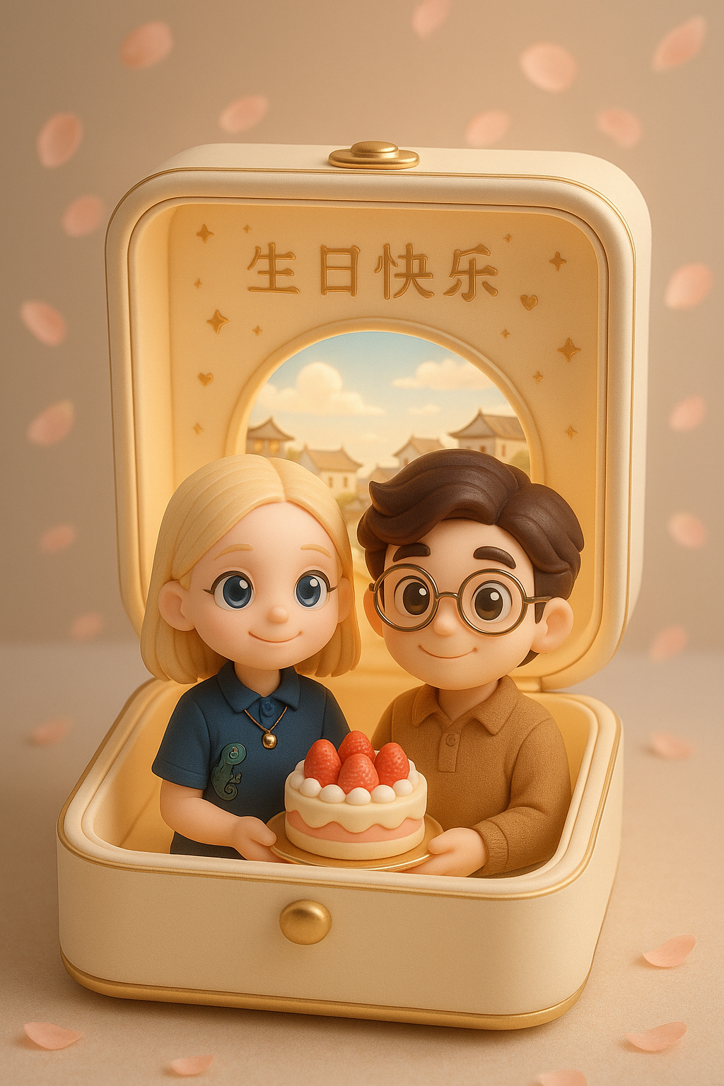 Couple action figure